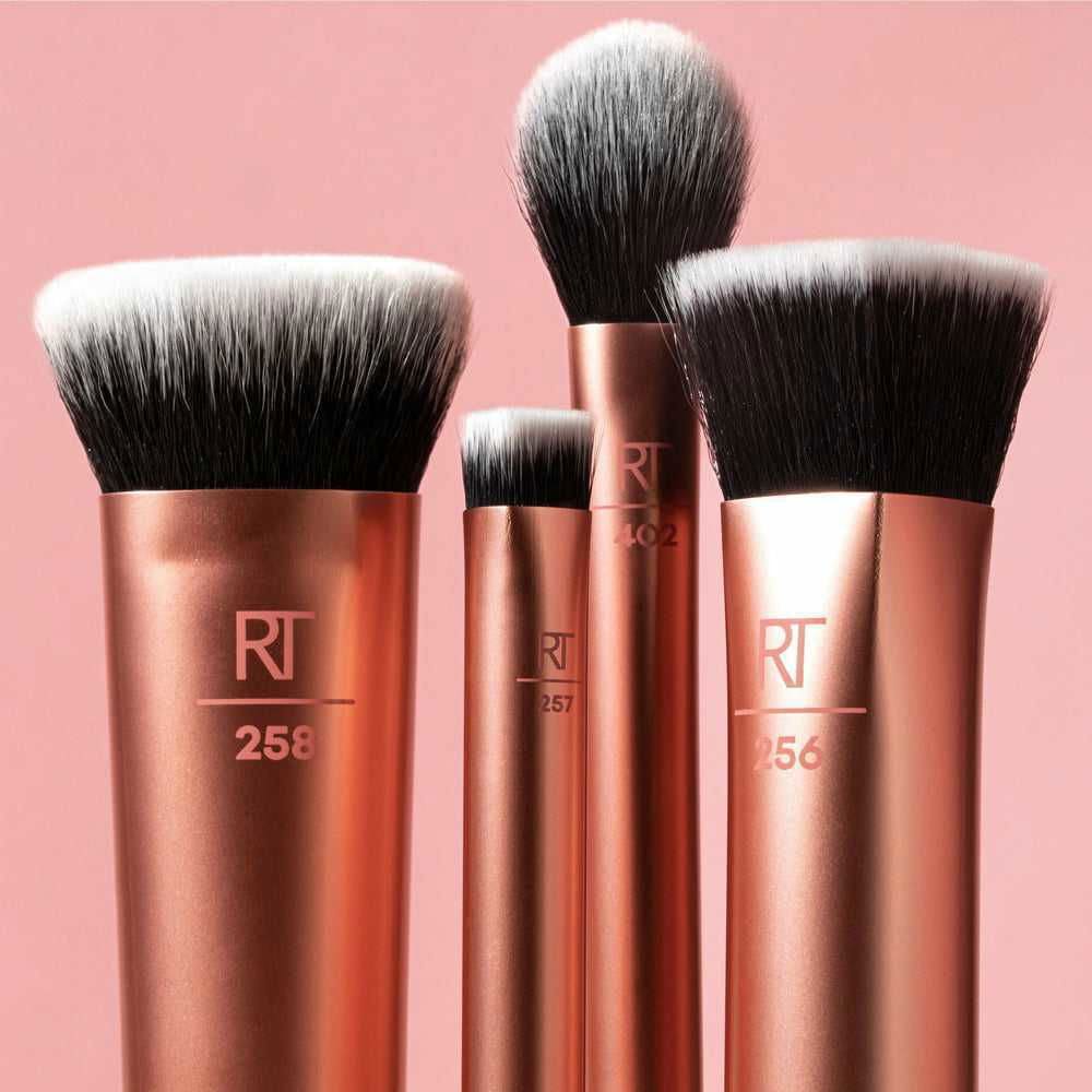 Real Techniques Face Base Makeup Brush Set - 4 Count - THE BEAUTY HEAVEN