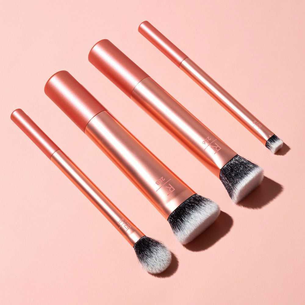 Real Techniques Face Base Makeup Brush Set - 4 Count - THE BEAUTY HEAVEN