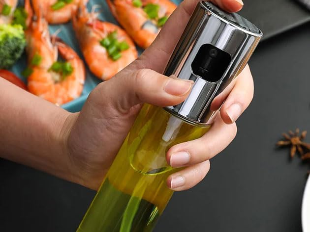 Oil Spray Bottle stainless steel cap