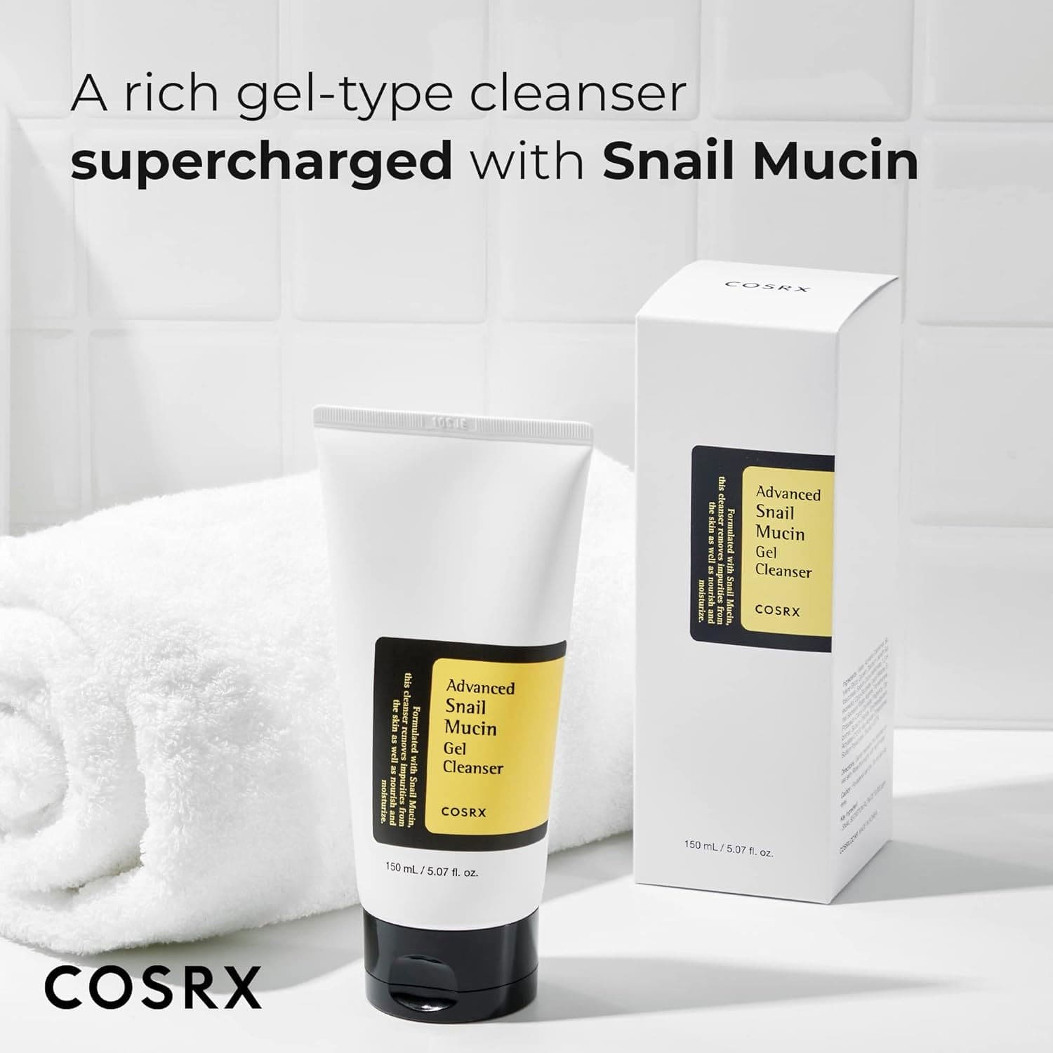 Cosrx Advanced Snail Mucin Gel Cleanser 150 Ml - THE BEAUTY HEAVEN