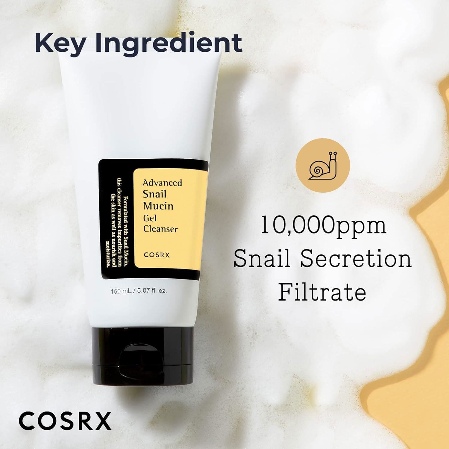 Cosrx Advanced Snail Mucin Gel Cleanser 150 Ml - THE BEAUTY HEAVEN