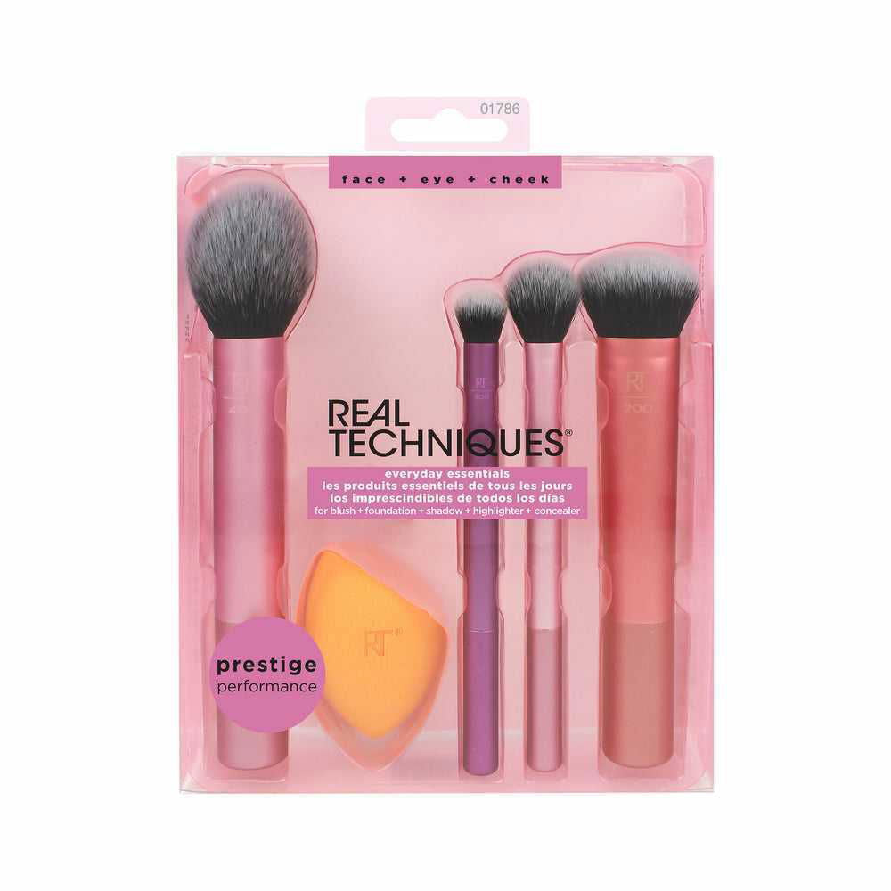 Real Techniques Everyday Essential Makeup Brush Set - THE BEAUTY HEAVEN