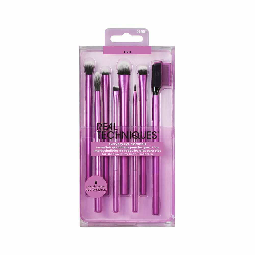 Real Techniques Everyday Eye Essential Makeup Brush Set - THE BEAUTY HEAVEN