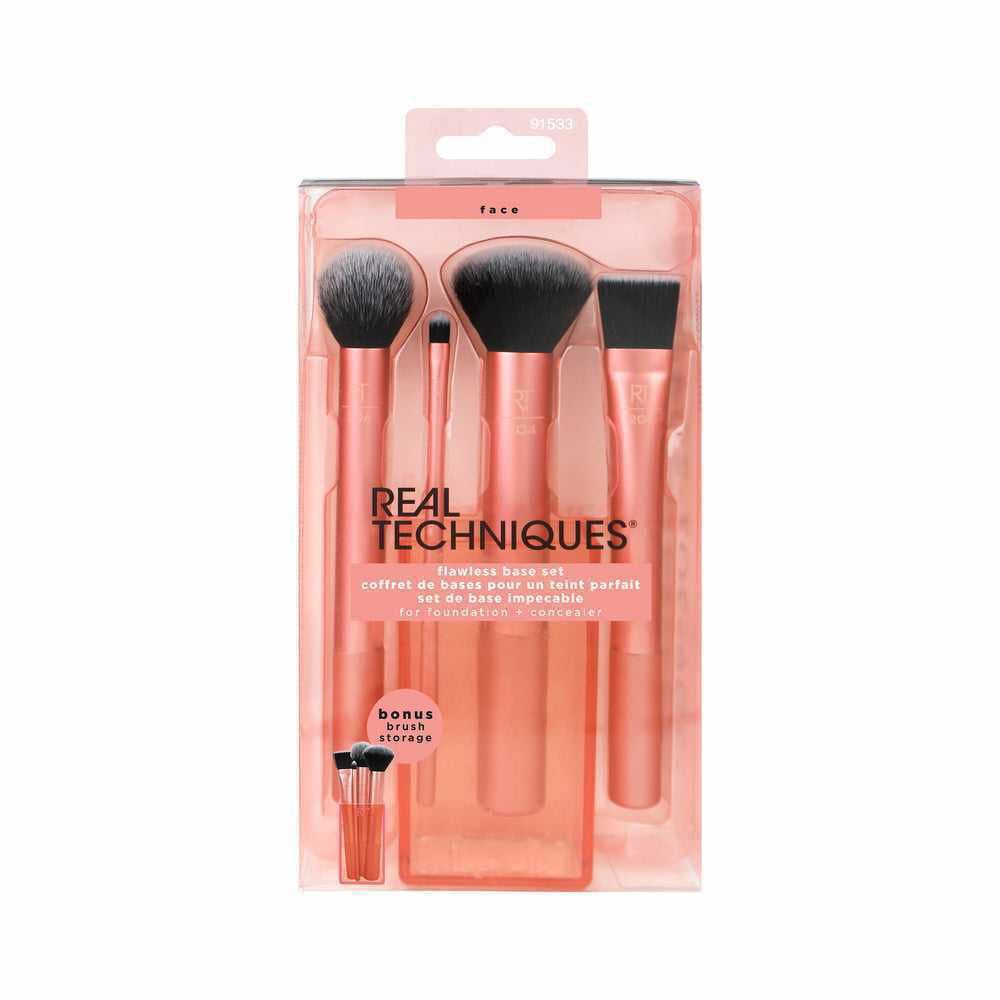 Real Techniques Flawless Base Makeup Brush Set - THE BEAUTY HEAVEN