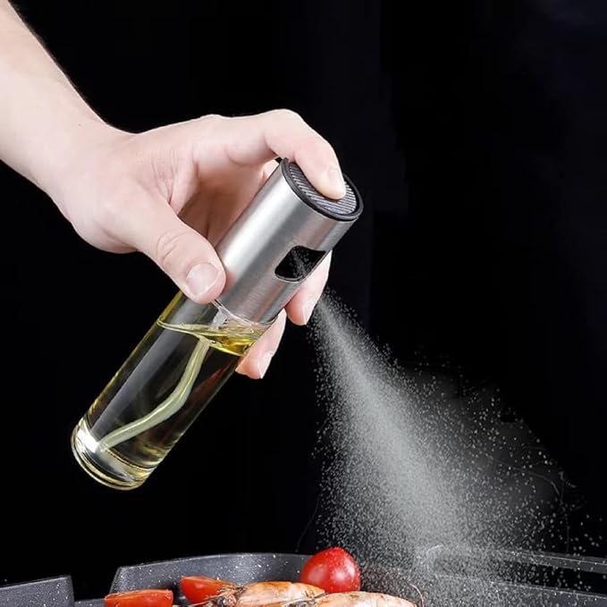 Oil Spray Bottle stainless steel cap